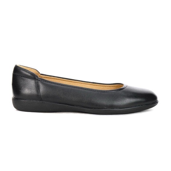 Naturalizer Shoes - Naturalizer Flexy Black Leather Flats